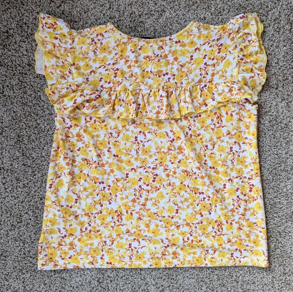 Amour Vert Ruffle Floral Tank Top XS - Picture 5 of 5